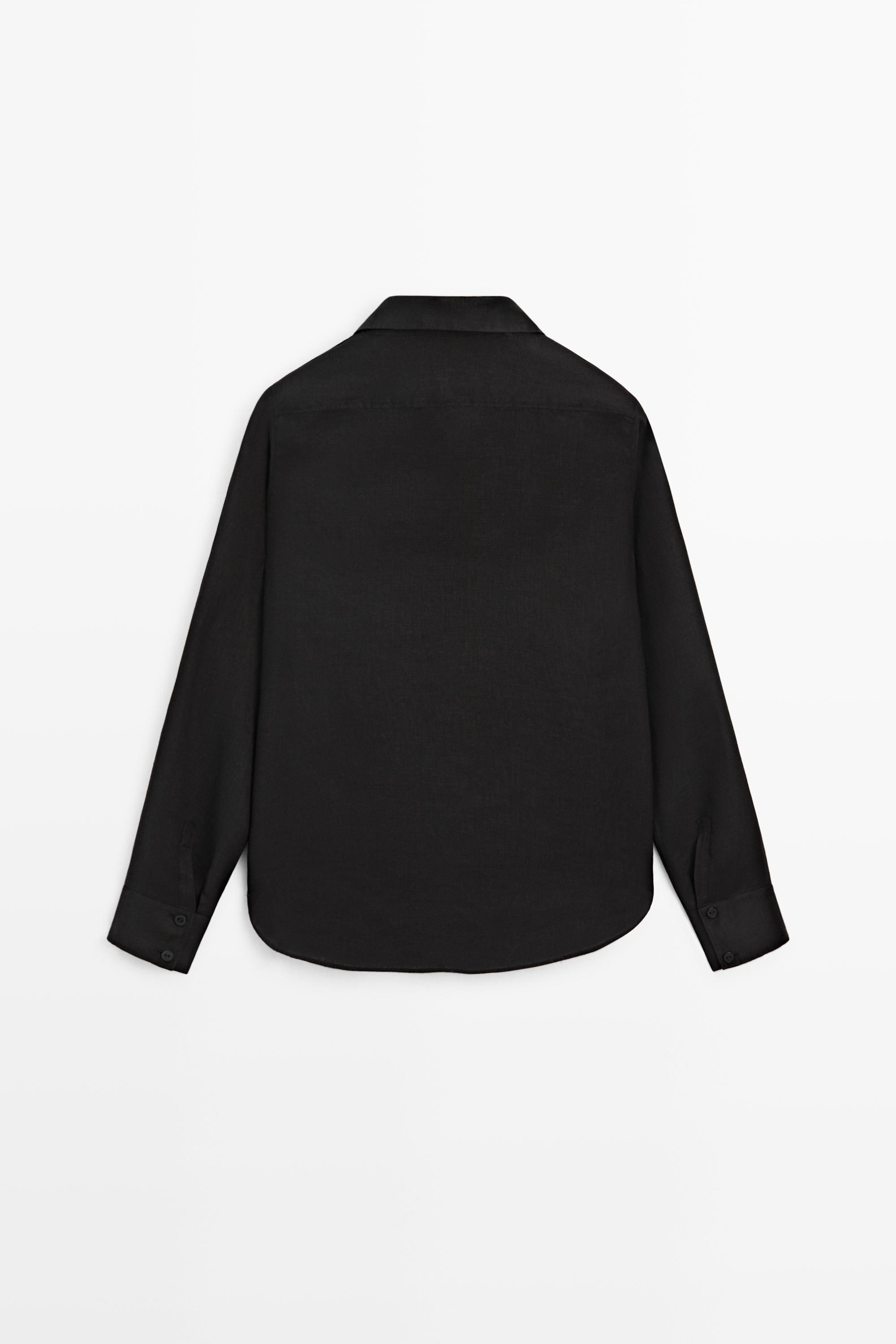 Flowing 100% linen shirt